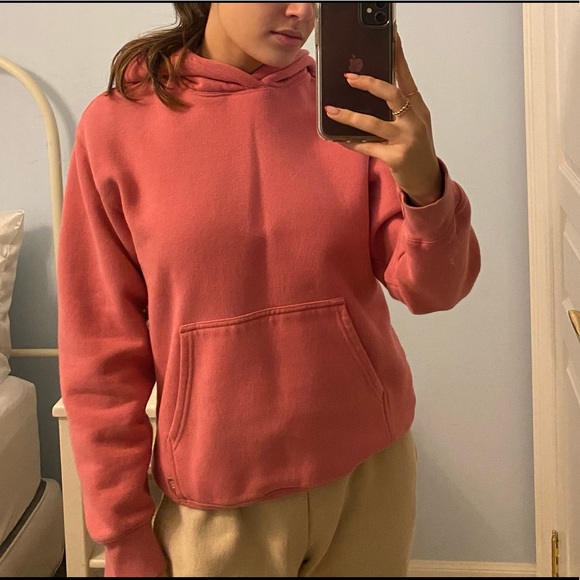 Aritzia Pink Perfect Hoodie - Picture 2 of 4